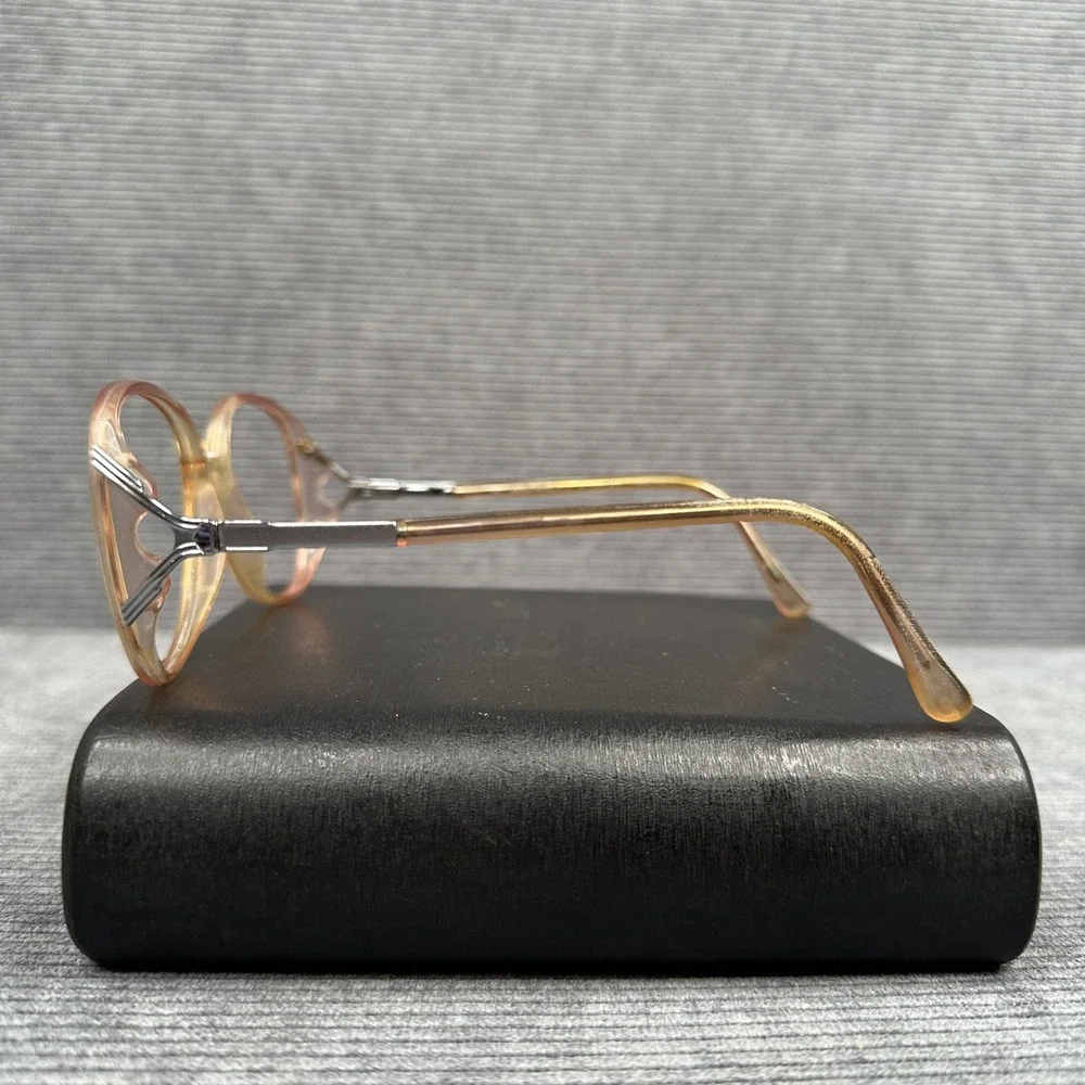 Blue Ribbon Marchon BR 11 Grey Rose Oversized‎ Rounded Eyeglass Frames 130 55-15